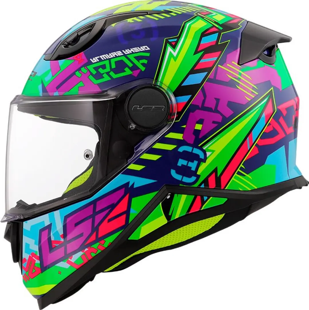 LS2 FF812 Kid Svent Blauw Groen Kinder Integraalhelm