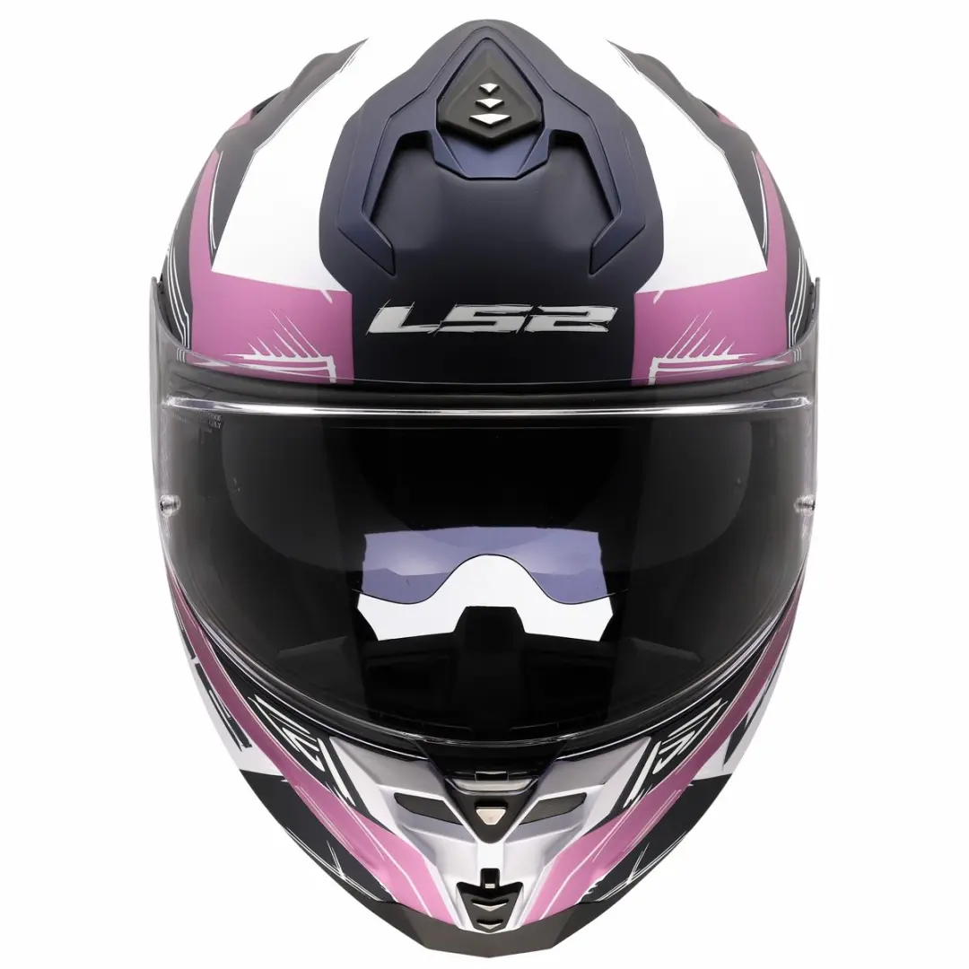 LS2 Challenger II FF817 Helm - Paars/Rozewit 3XL