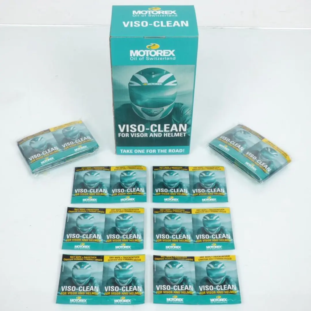 MOTOREX Viso-Clean Motorfiets Visiere Reinigingsdoekjes