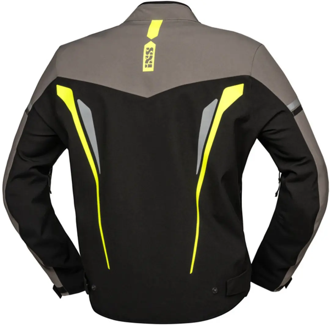 iXS TS-Pro ST+ Motorjas - Zwart/Grijs/Geel - afbeelding 2 van 2