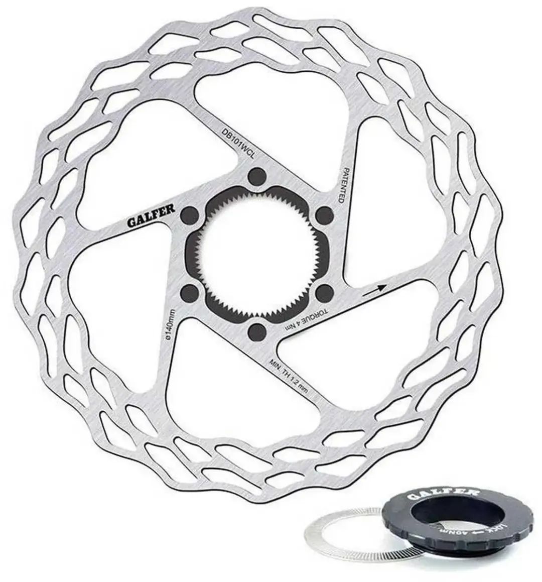 Galfer Road Wave Cl Remschijf 140mm - Zilver