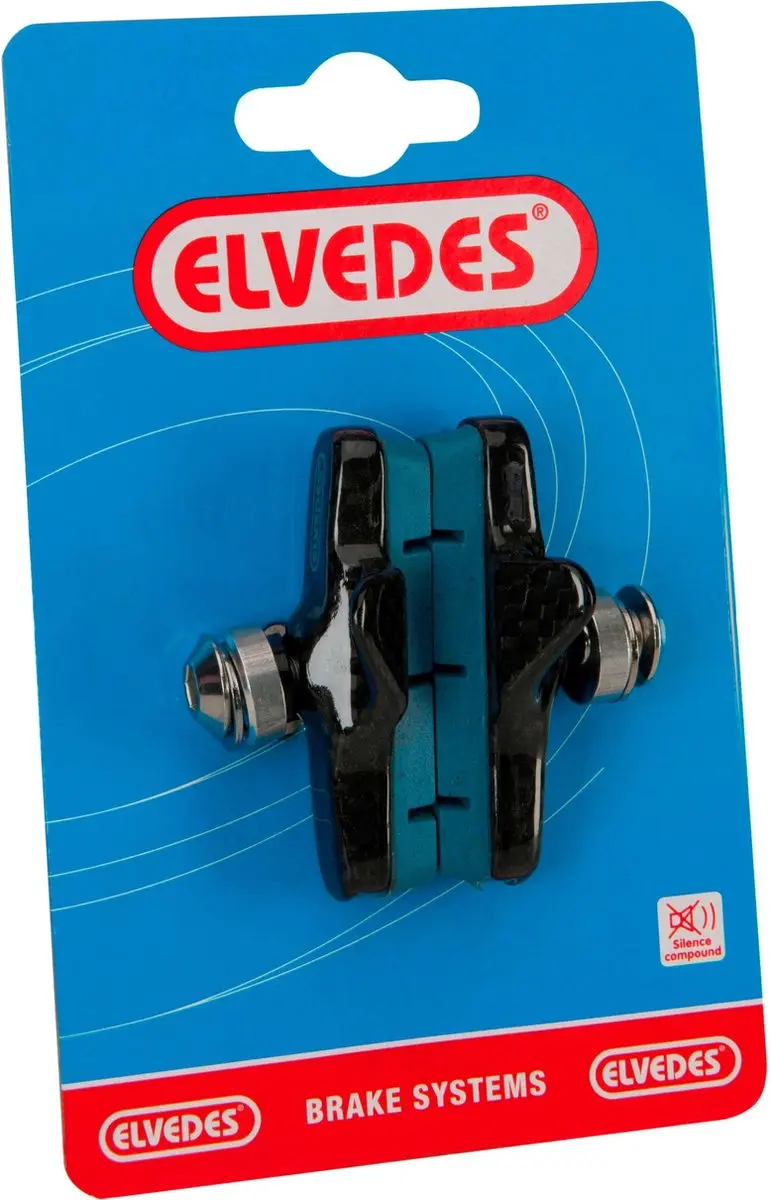 Elvedes Set Remblokken Race Full Carbon Campagnolo 6824 - Zwart