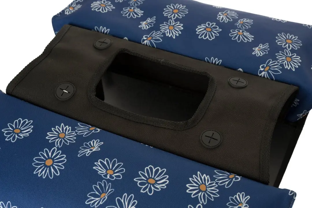 FastRider Nara Dubbele Fietstas 33L - Zwart
