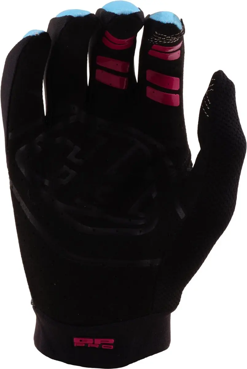 Troy Lee Designs GP Pro Framework Motocrosshandschoenen - Zwart/Azure Blauw 2XL
