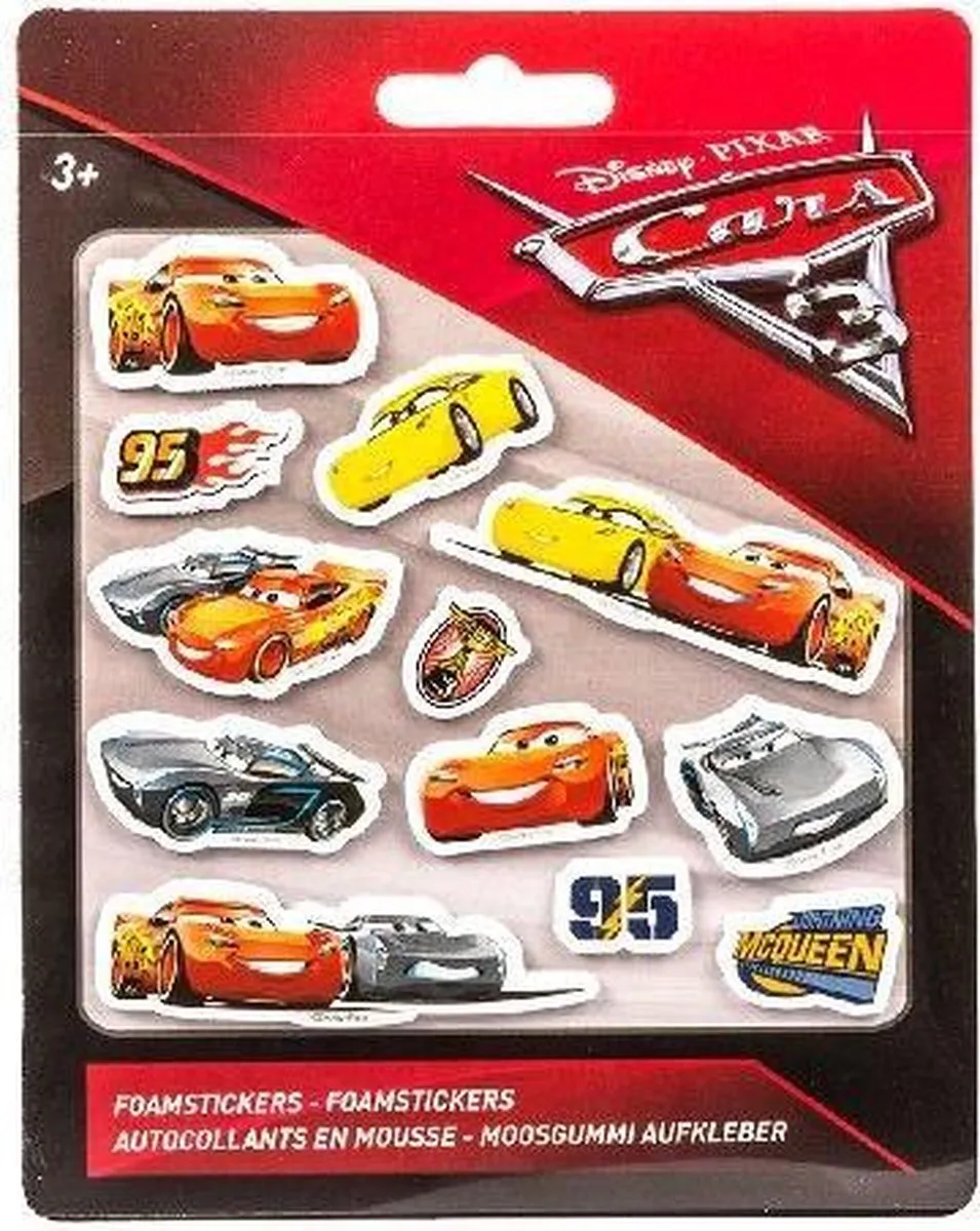 Disney Cars 3 Foamstickers