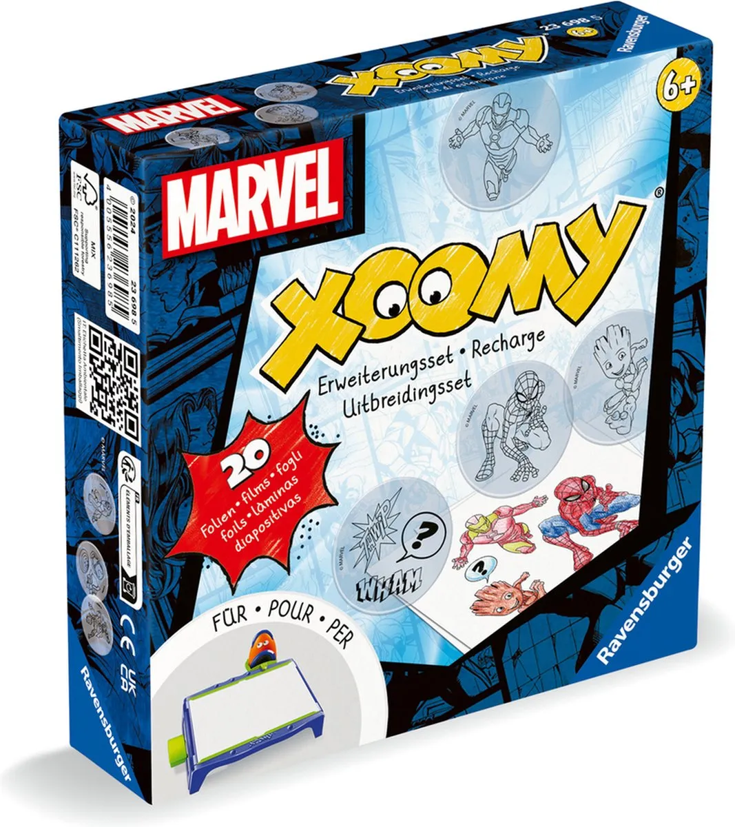 Ravensburger Xoomy Uitbreidingsset Marvel - Multicolor - afbeelding 6 van 6