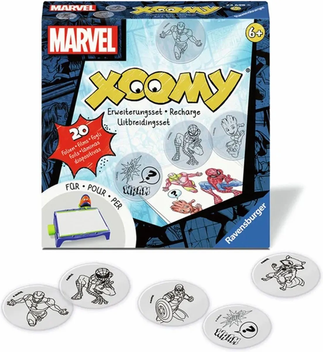 Ravensburger Xoomy Uitbreidingsset Marvel - Multicolor