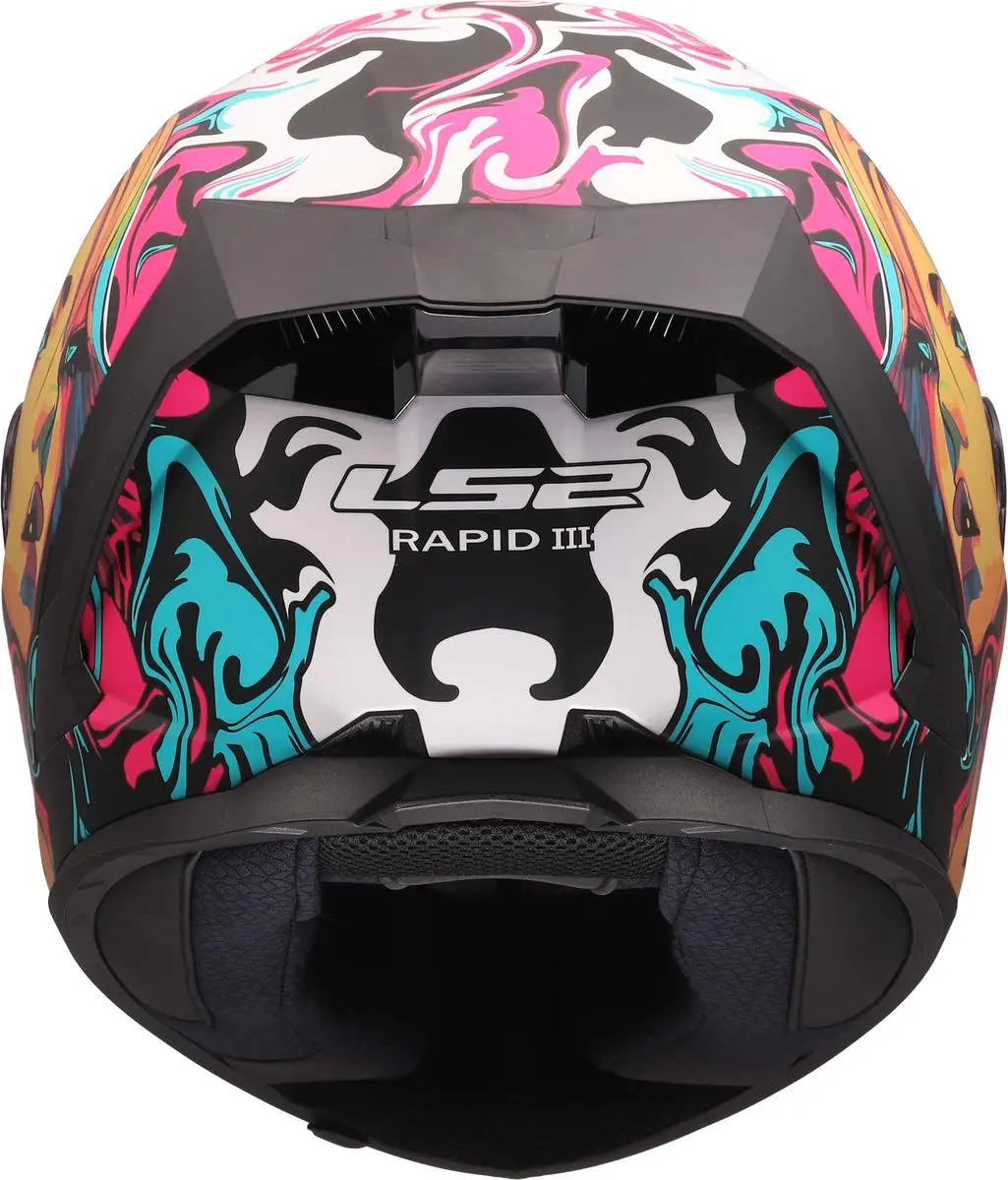 LS2 FF820 Rapid III Cyberg Helm - XS Happy Dreams