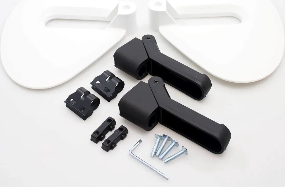 Polisport Retractable footrests + protections