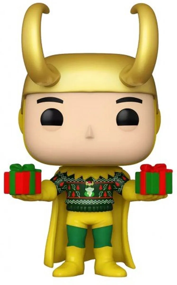 Funko Pop! Marvel Loki Holiday Sweater Metallic