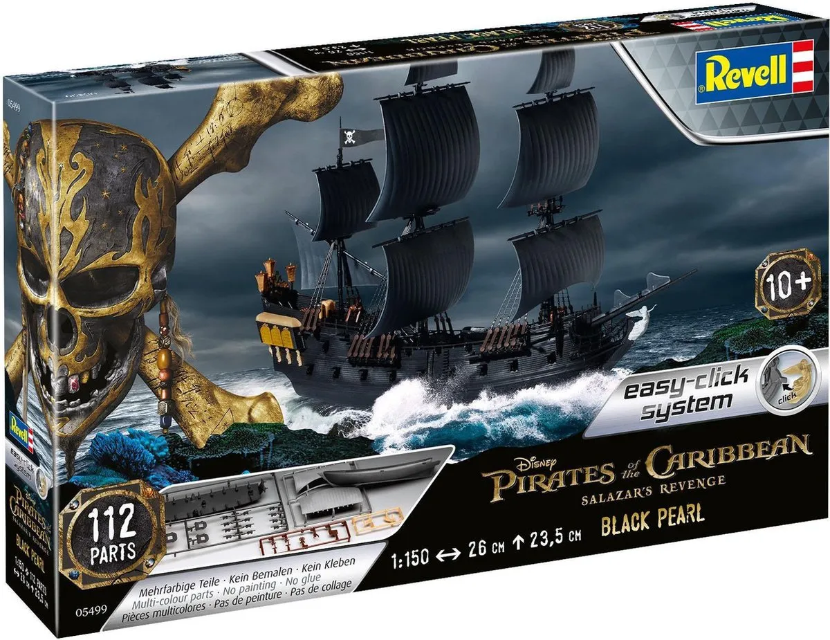 Revell 05499 Black Pearl Piratenboot Modelbouwpakket