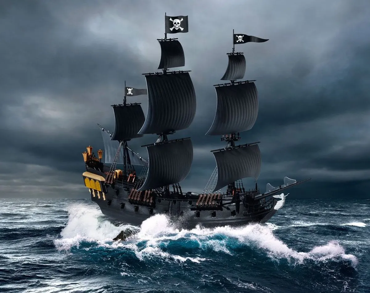 Revell 05499 Black Pearl Piratenboot Modelbouwpakket - 1:150