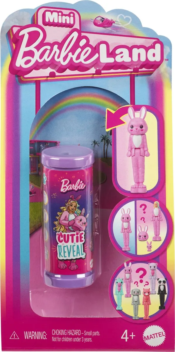 Barbie Mini BarbieLand Cutie Reveal Skate Skeletos