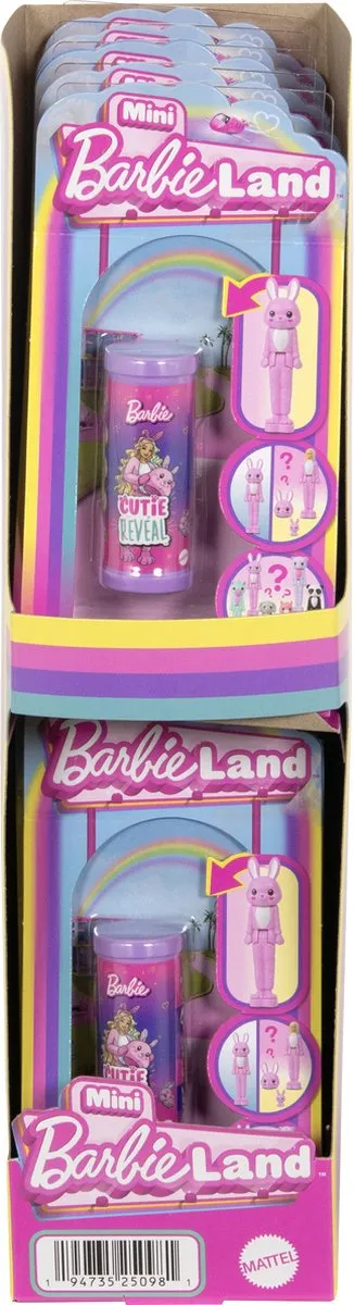 Barbie Mini BarbieLand Cutie Reveal Skate Skeletos - HYM25