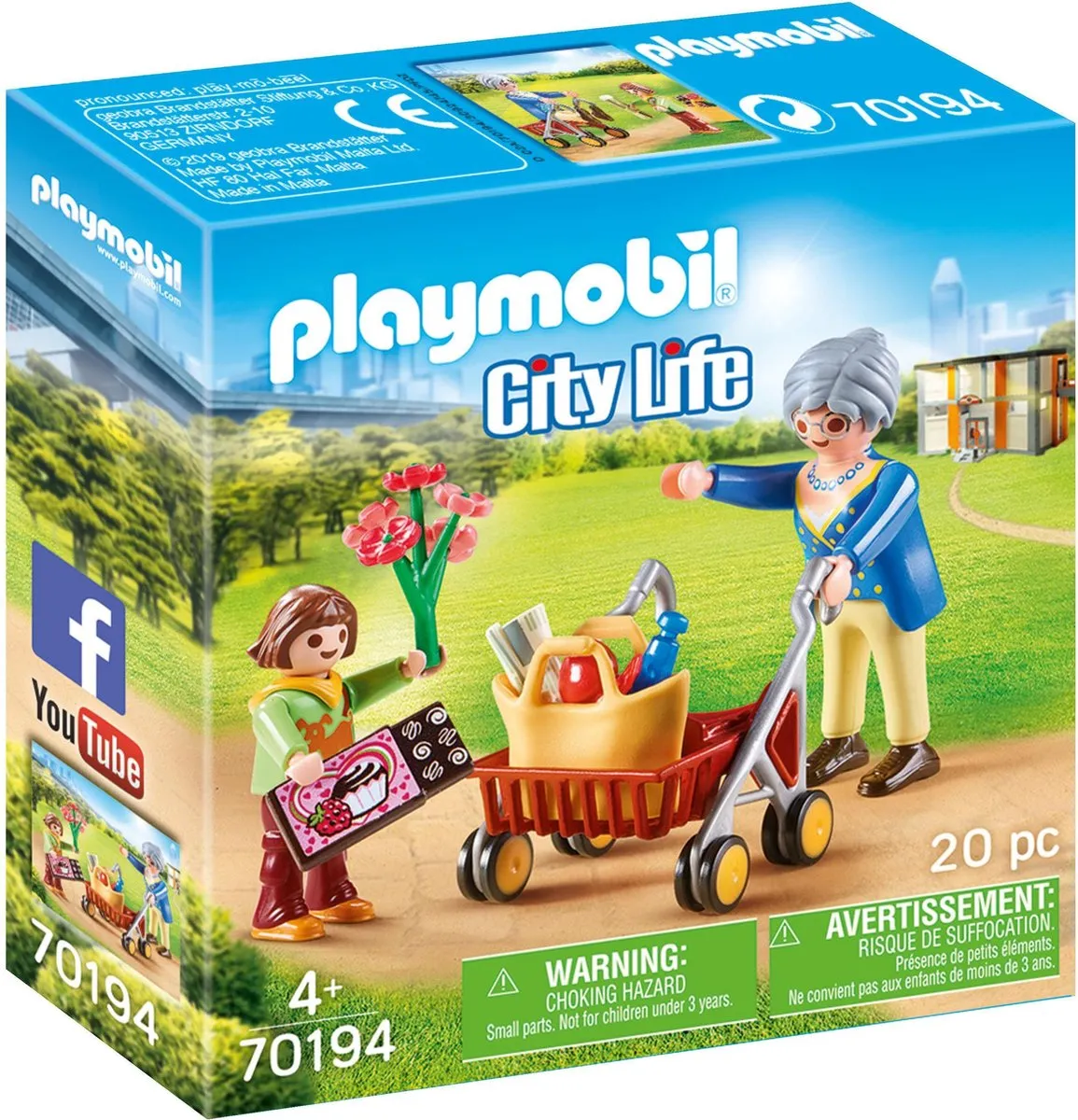 Playmobil City Life Oma met Rollator 70194