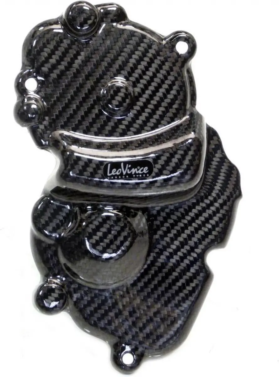 Cache carter allumage carbone Leovince pour moto Kawasaki 600 Zx-6R Ninja 2009 �