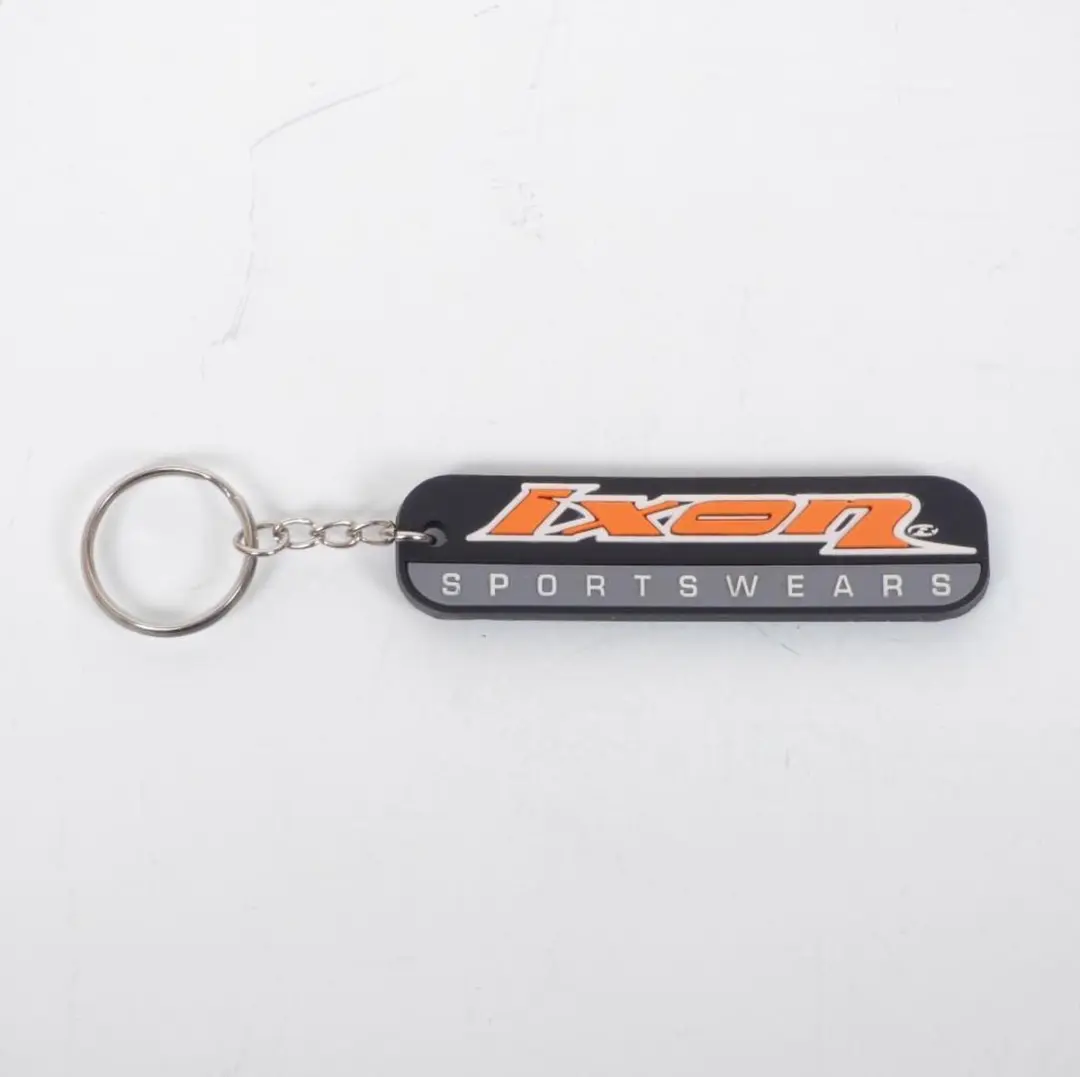 Porte clé pour moto scooter Ixon Sports Wears noir orange cadeau motard Neuf