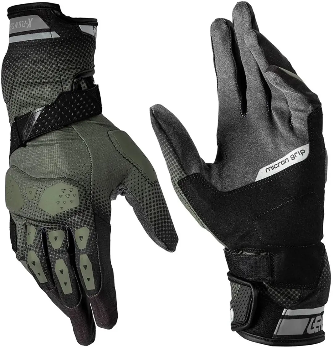Leatt ADV X-Flow 5.5 Handschoenen - Zomer - L - Zwart/Olijf