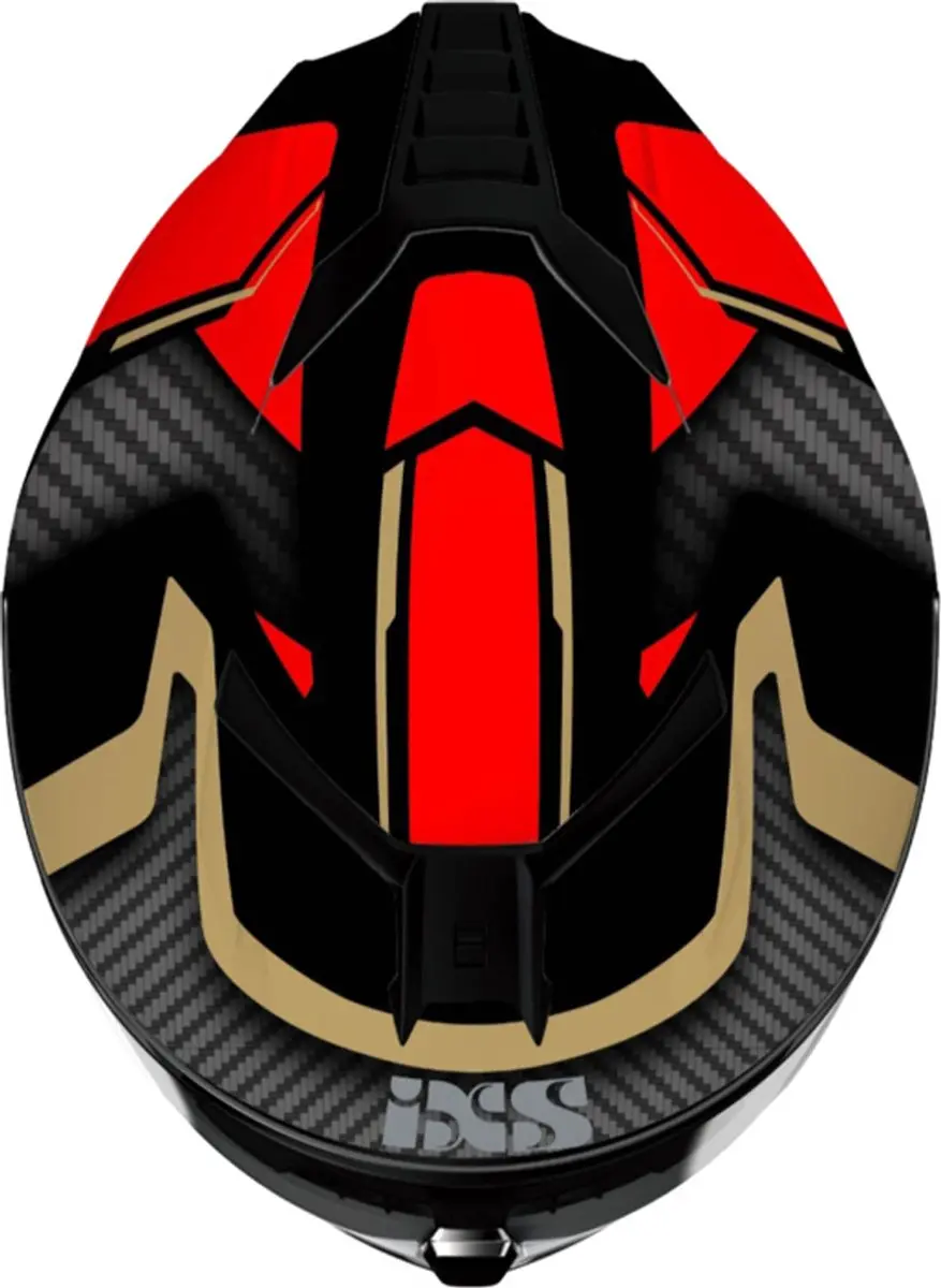 iXS iXS912 SV 2.0 Blade Mat Integraalhelm - L - Zwart/Rood
