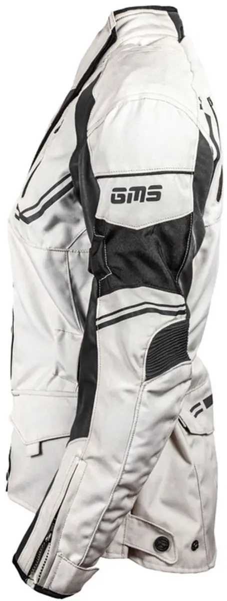 Gms Taylor Dames Motorjas - 3XL - Beige/Zwart