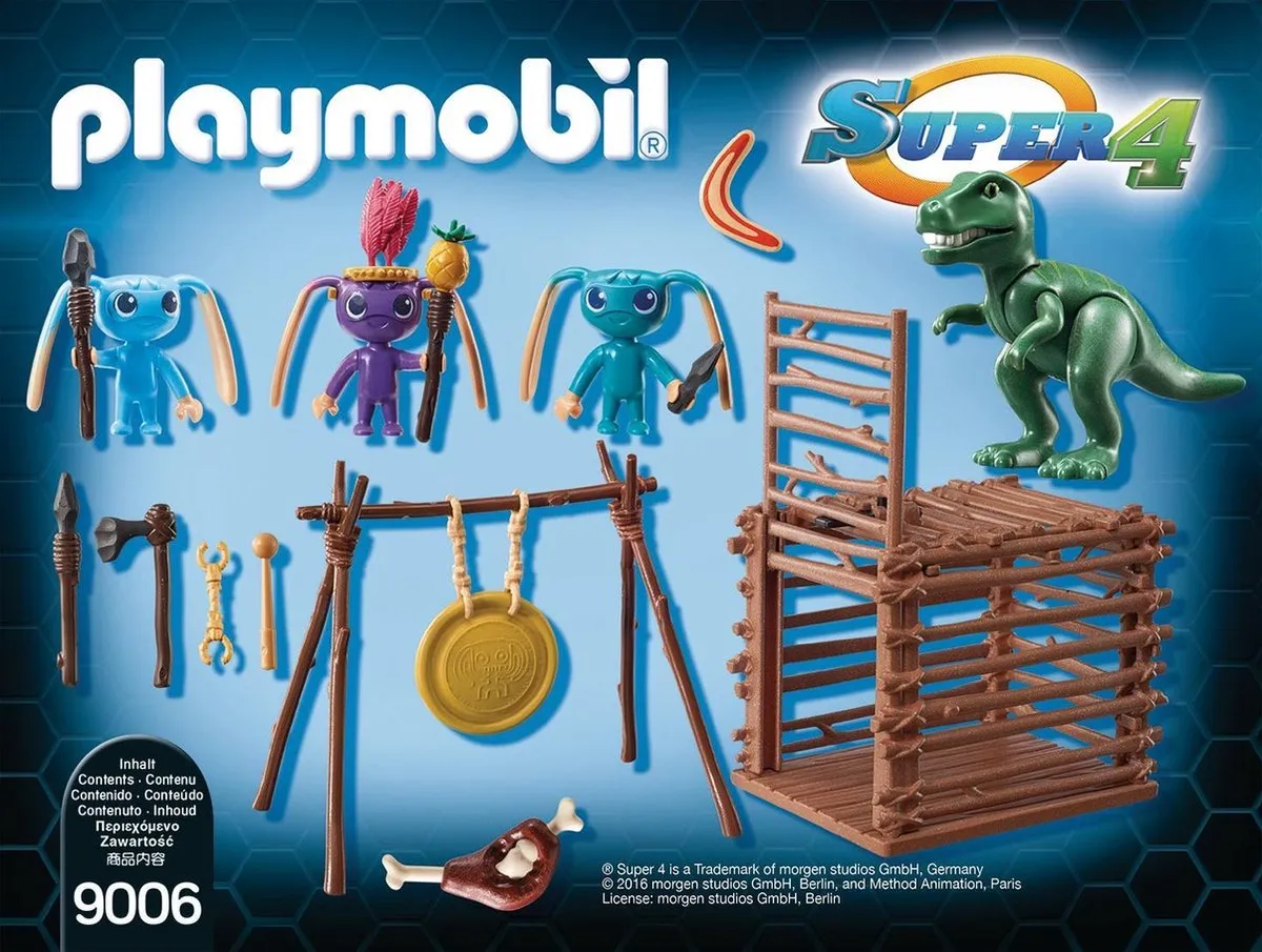 Playmobil Alien Krijgers met T-Rex 9006