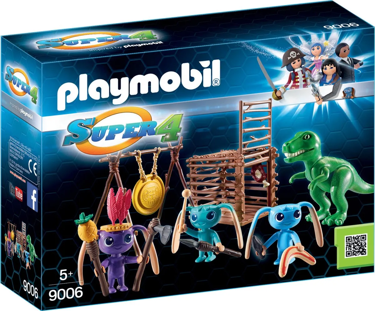 Playmobil Alien Krijgers met T-Rex 9006 - Multicolor