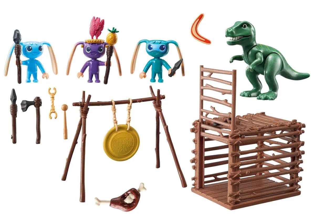 Playmobil Alien Krijgers met T-Rex 9006 - Multicolor