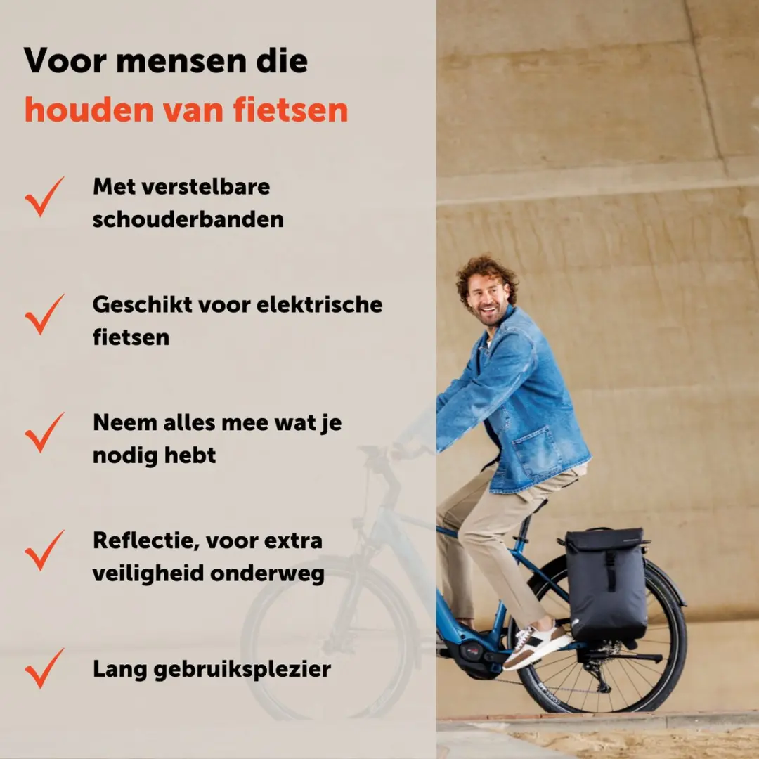 New Looxs Hamar Backpack Fietsrugzak 20L - Antraciet - afbeelding 6 van 6