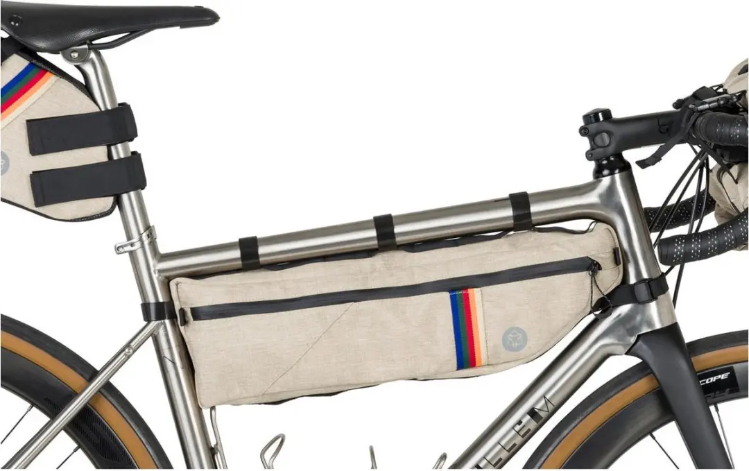 AGU Bikepacking Tube Frametas Venture Fietstas - 5,5L - Beige