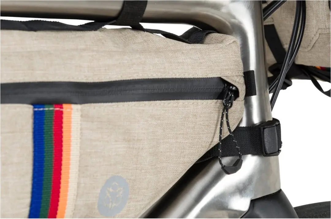 AGU Bikepacking Tube Frametas Venture Fietstas - 5,5L - Beige