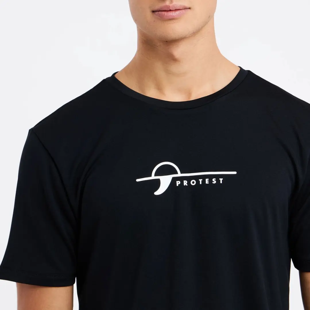 Protest Prtlegundi Surfshirt Heren - L - True Black - afbeelding 2 van 6