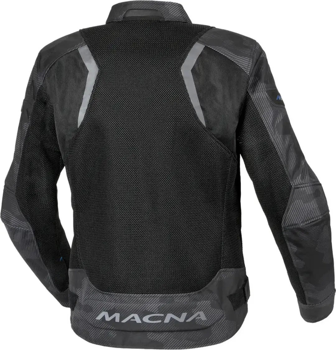 Macna Velotura Textile Zomerjas - Zwart/Grijs