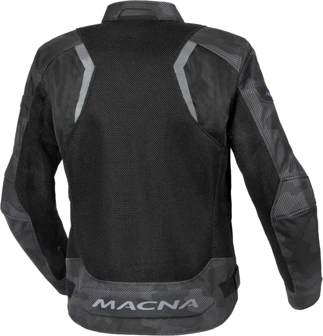 Macna Velotura Textile Zomerjas - Zwart/Grijs