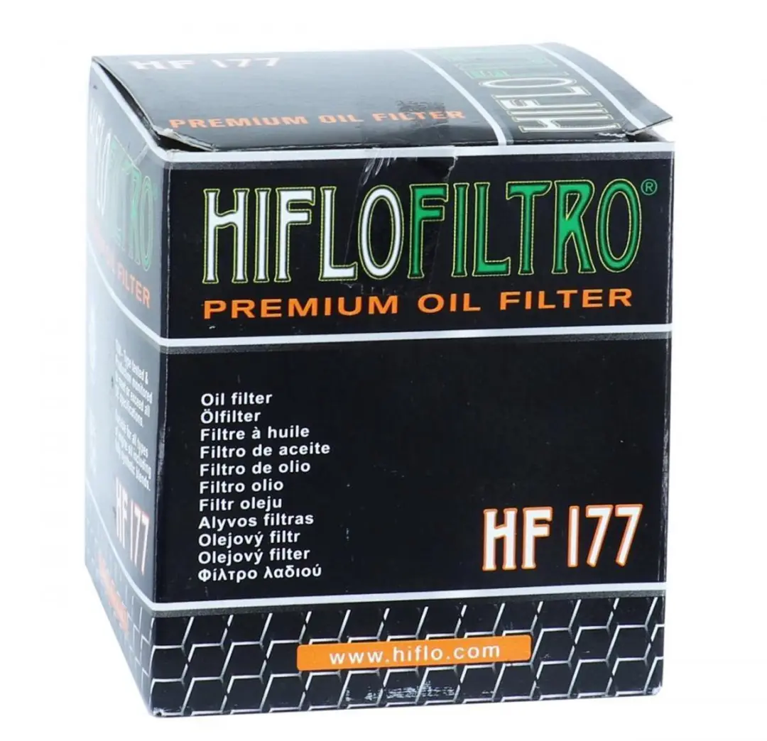 HifloFiltro HF177 Oliefilter - Buell 1200 XB-12R 2005-2010 - Noir