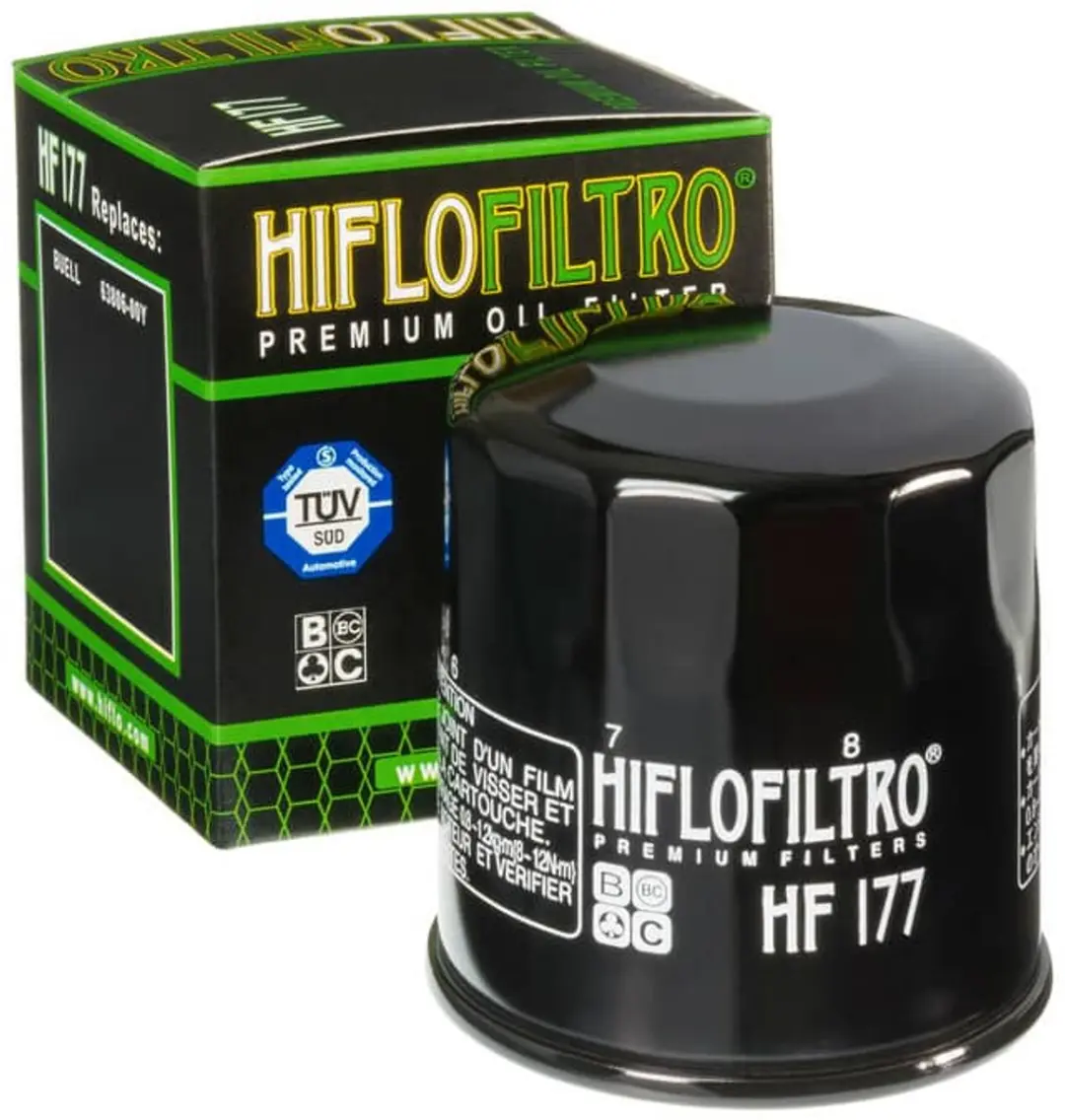 HifloFiltro HF177 Oliefilter - Buell 1200 XB-12R 2005-2010 - Noir - afbeelding 6 van 6