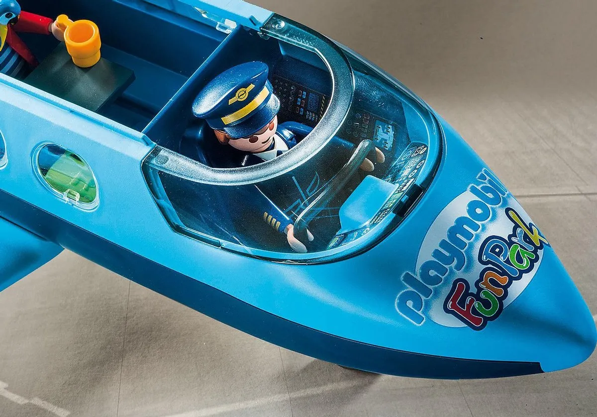 Playmobil Vliegtuig Fun Park 9366 - Blauw
