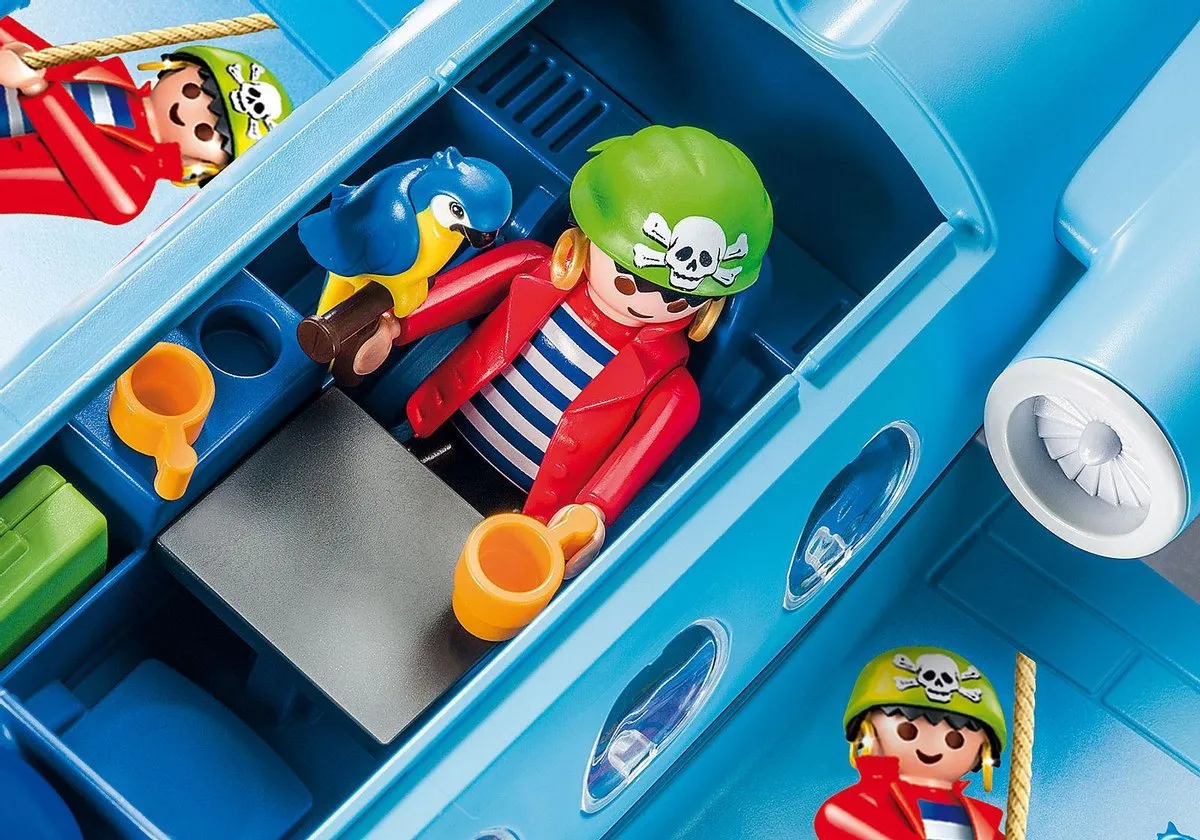 Playmobil Vliegtuig Fun Park 9366 - Blauw - afbeelding 6 van 6
