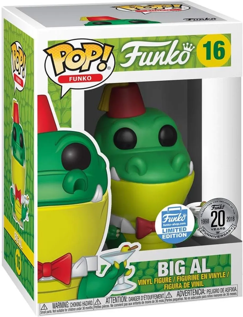 Funko Pop! Big Al #16 20 Year Funniversary Limited Edition - Multi