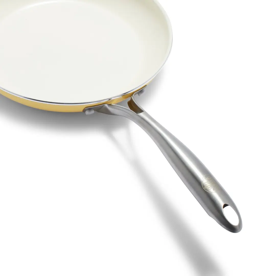 GreenLife Artisan CC005651-001 Pannenset 12-delig - Inductie - 18/22/24cm - Geel