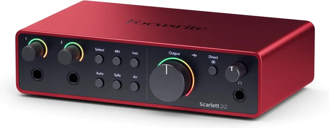 Focusrite Scarlett 2i2 PCM0017719-000 Audio-interface - Rood - afbeelding 2 van 6