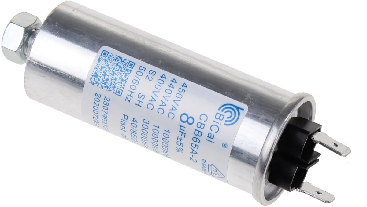 Beko Condensator 8µF DV1160/DCY7402X