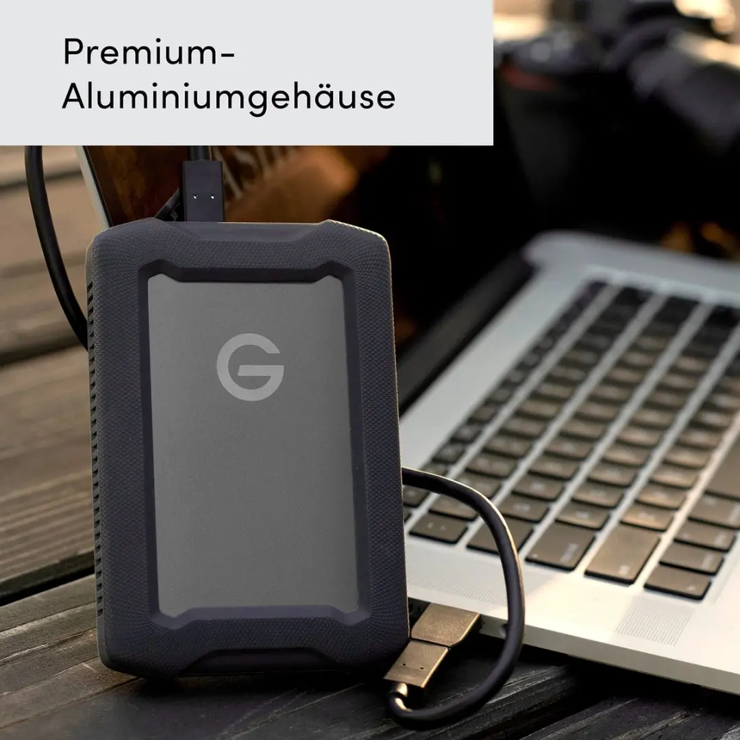 SanDisk G-DRIVE ArmorATD 2TB Externe Harde Schijf - Grijs
