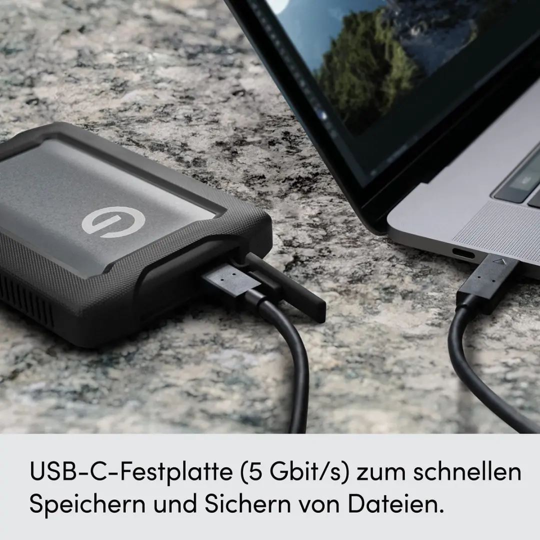 SanDisk G-DRIVE ArmorATD 2TB Externe Harde Schijf - Grijs