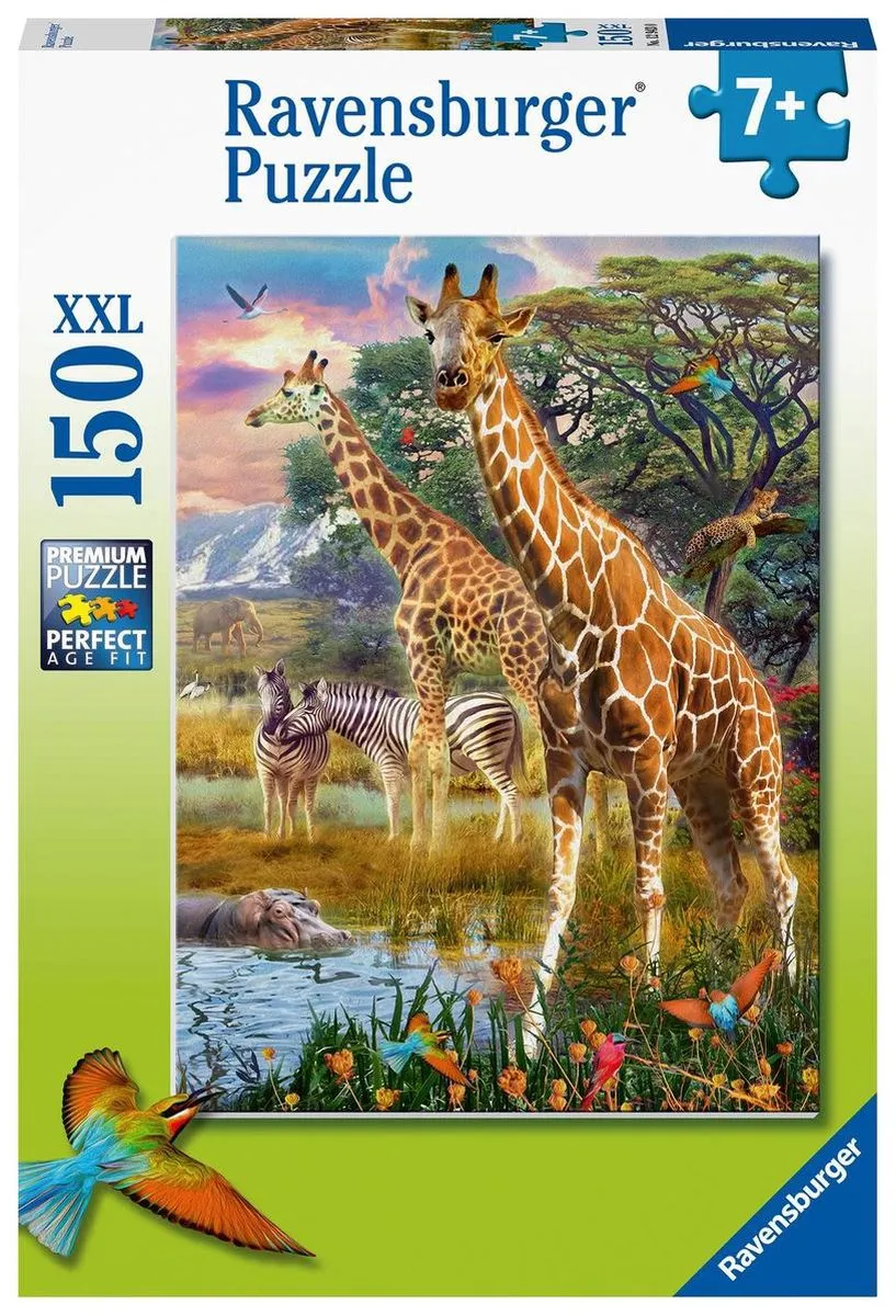 Ravensburger Kleurrijke Savanne Legpuzzel 150 Stuks - Multicolor