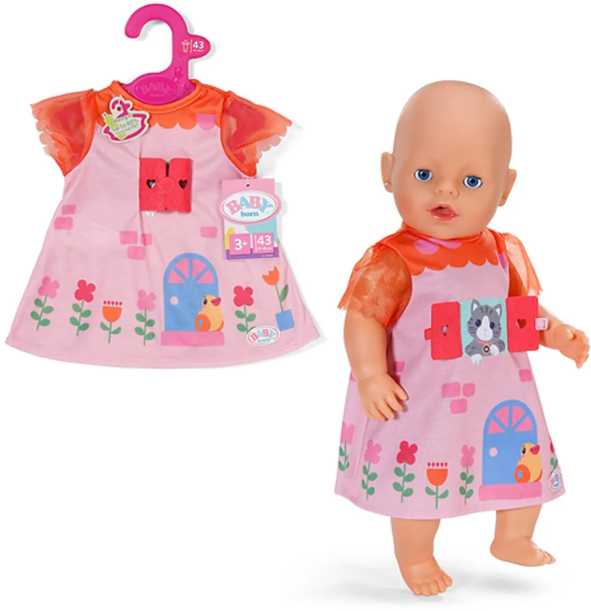 Baby Born 839645 Poppenjurk - 43cm - Multicolor