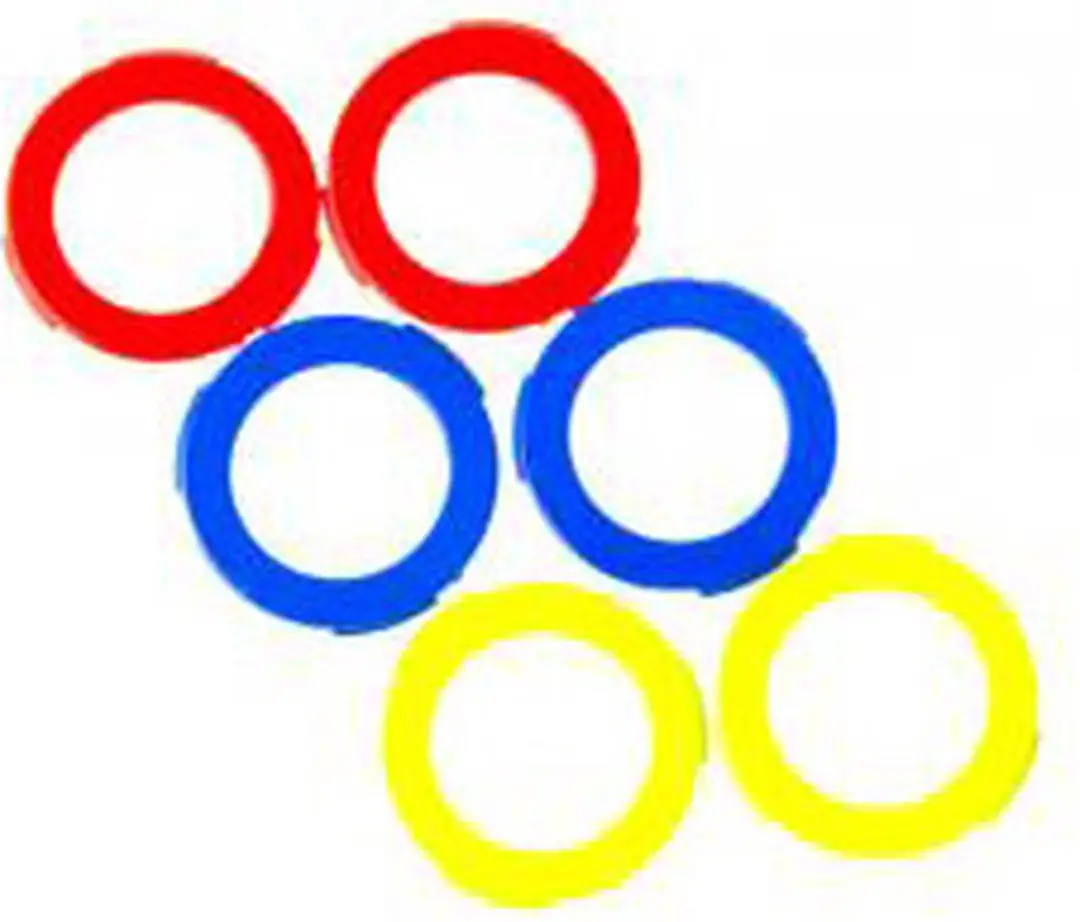 Magura Cover-kit Remklauw 2701239 - Blauw/Rood/Geel