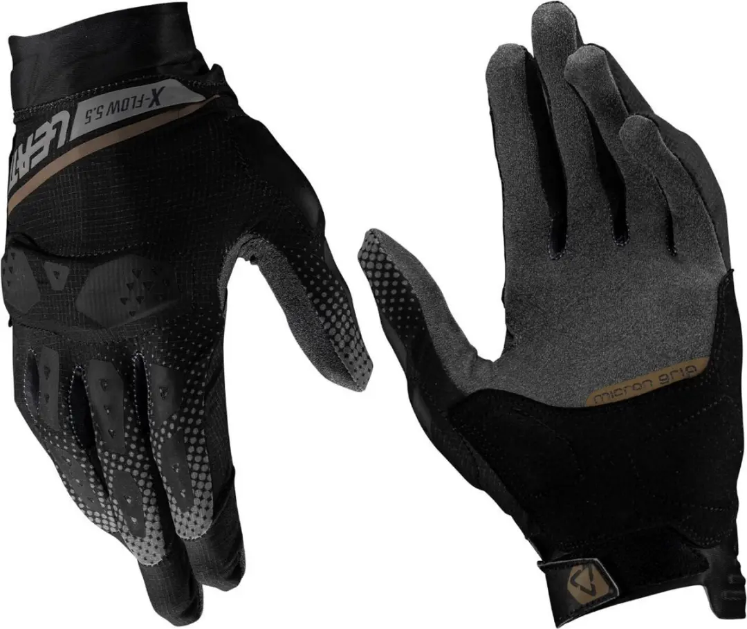 Leatt ADV X-Flow 5.5 Kort Stealth Zwarte Handschoenen