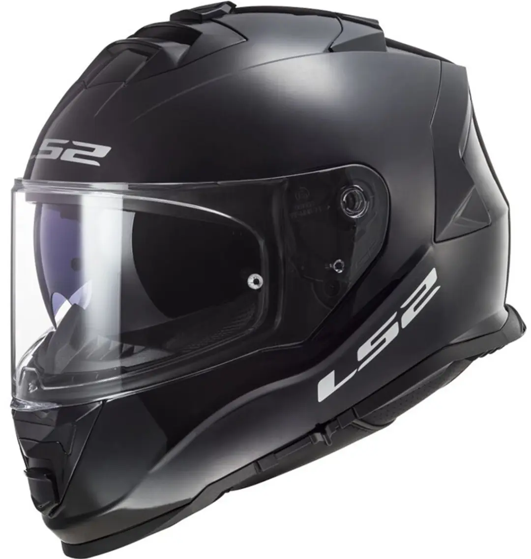 LS2 FF800 Storm II Solid Glanzend Zwart Integraalhelm