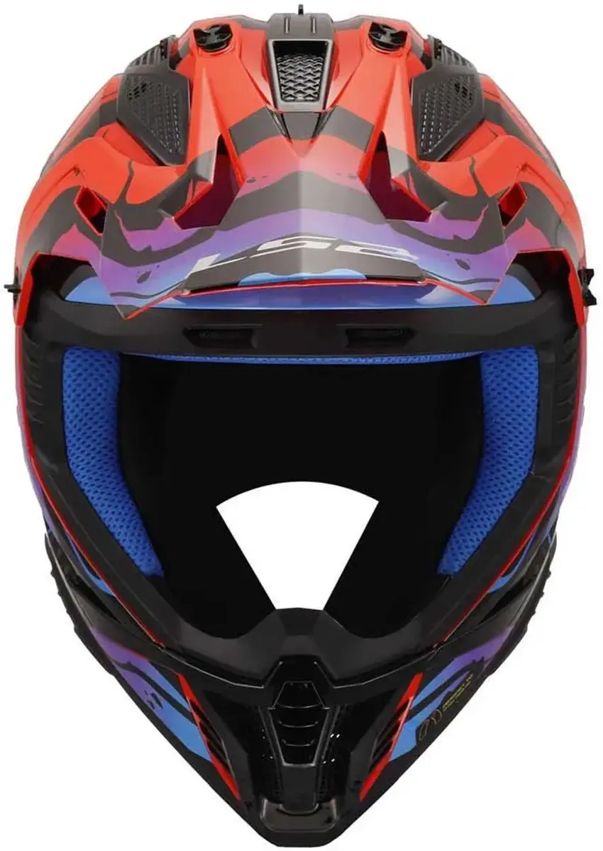 LS2 MX708 Fast II Offroad Helm - Maat L - Rood
