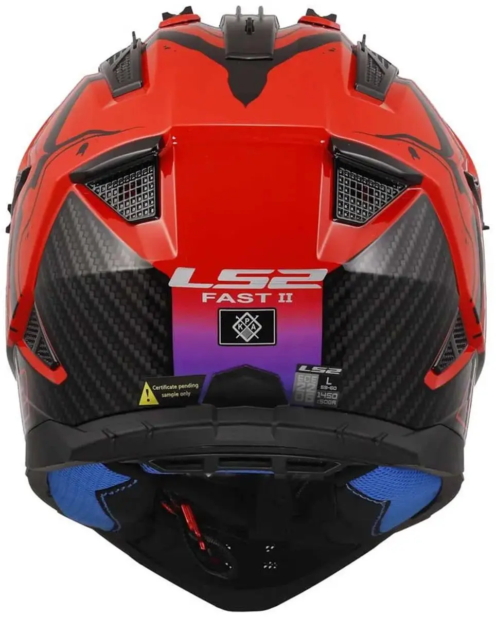 LS2 MX708 Fast II Offroad Helm - Maat L - Rood
